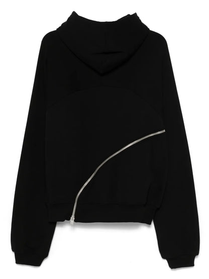 Zip-Detailed Hoodie