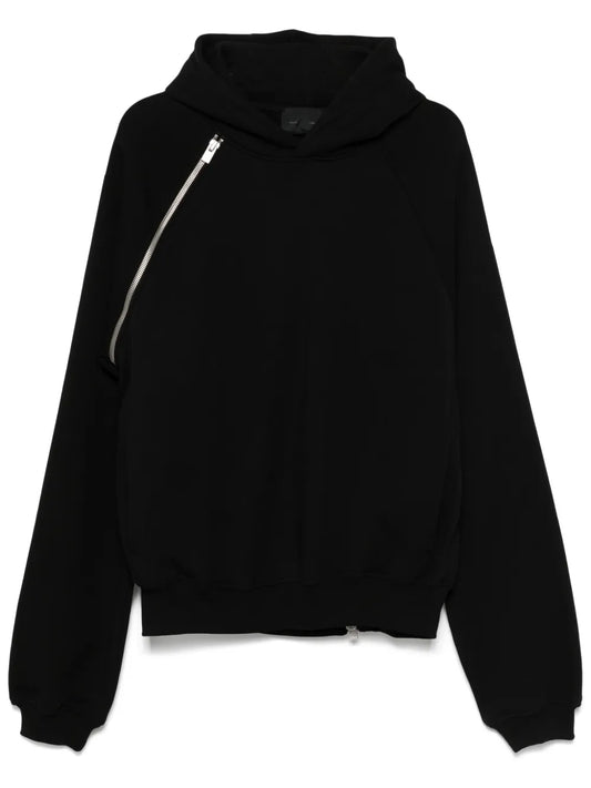 Zip-Detailed Hoodie
