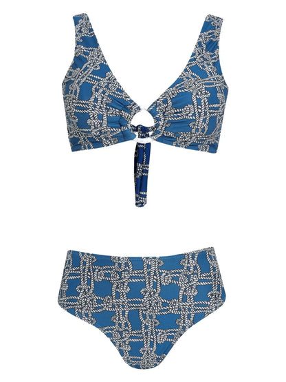 Graphic-Print Bikini