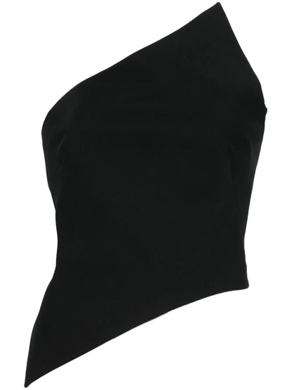 Asymmetric Strapless Top
