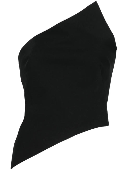 Asymmetric Strapless Top