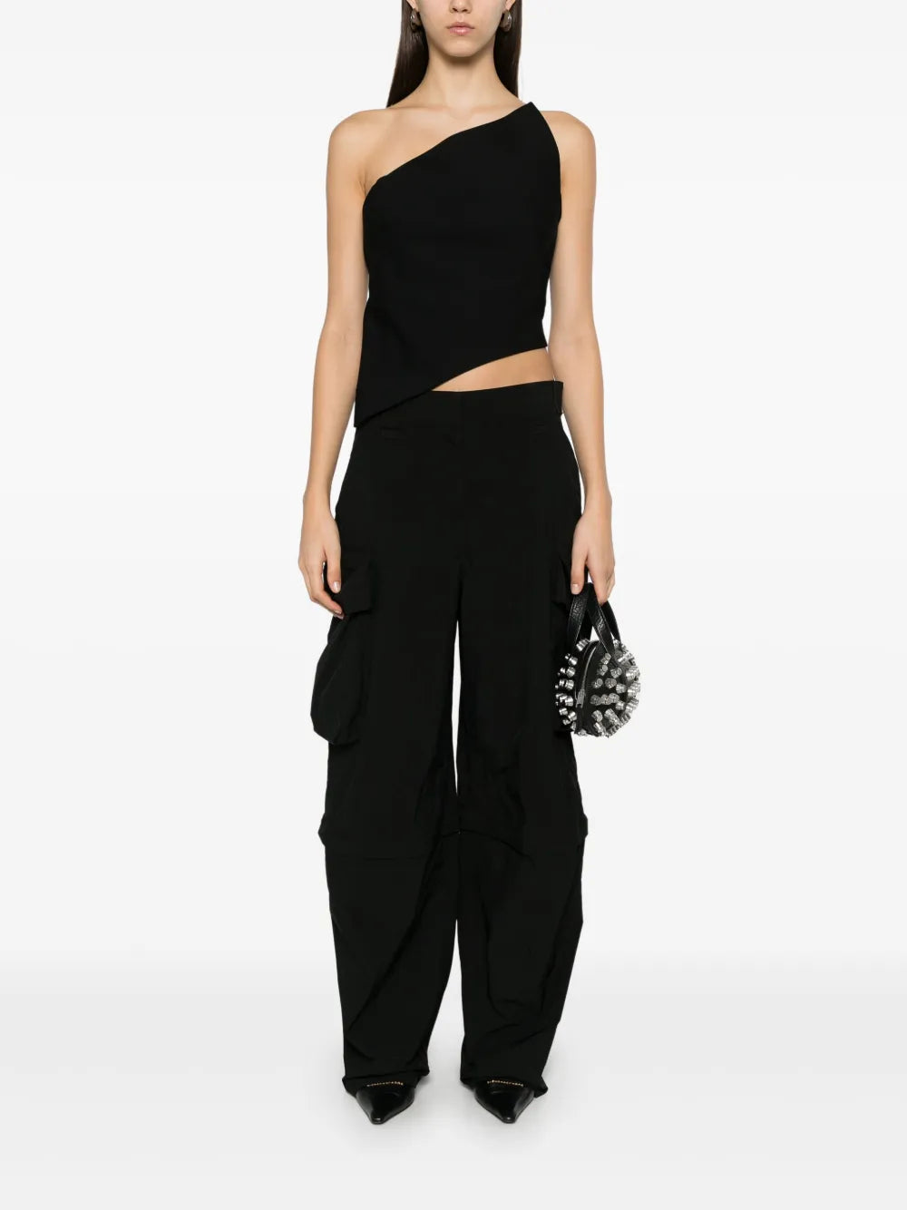 Asymmetric Strapless Top
