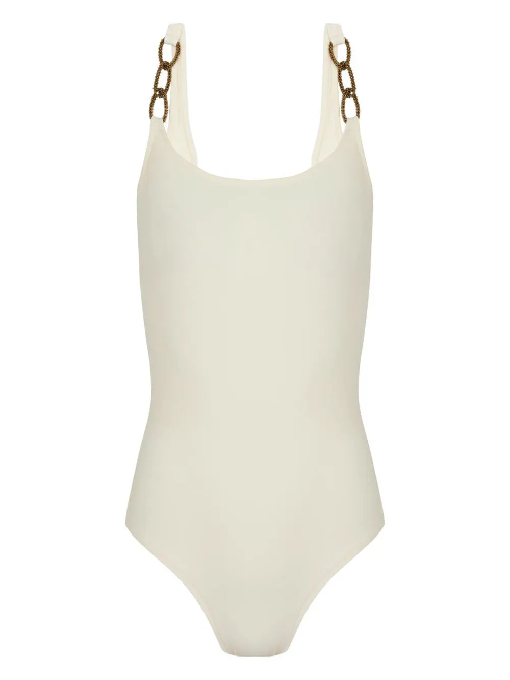 Chain-Trim Swimsuit