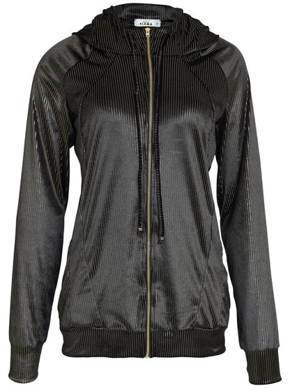 Zipped Drawstring Jacket