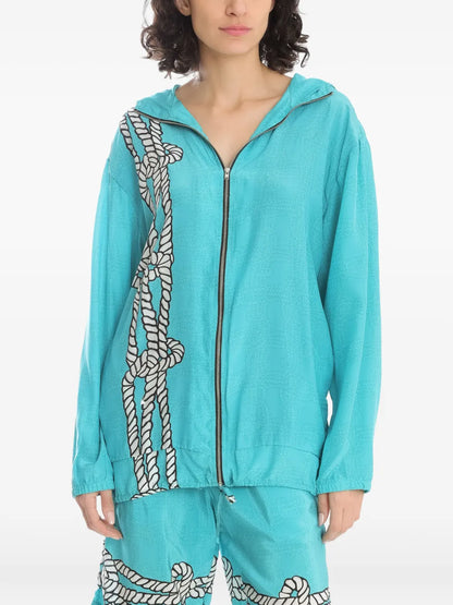 Graphic-Print Jacket