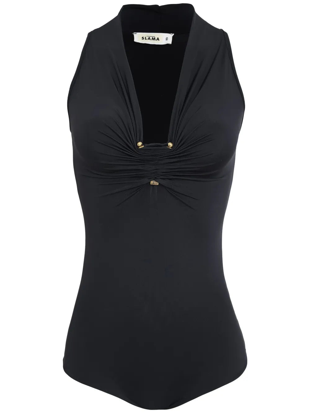 Ruched-Detail Bodysuit