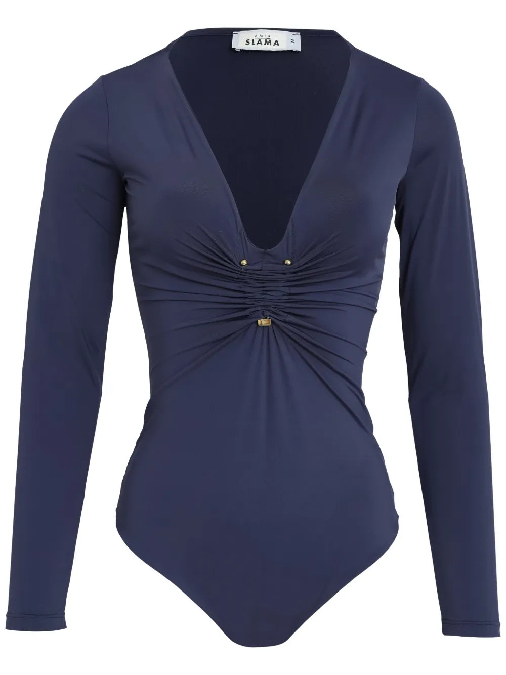 Ruched-Detail Bodysuit