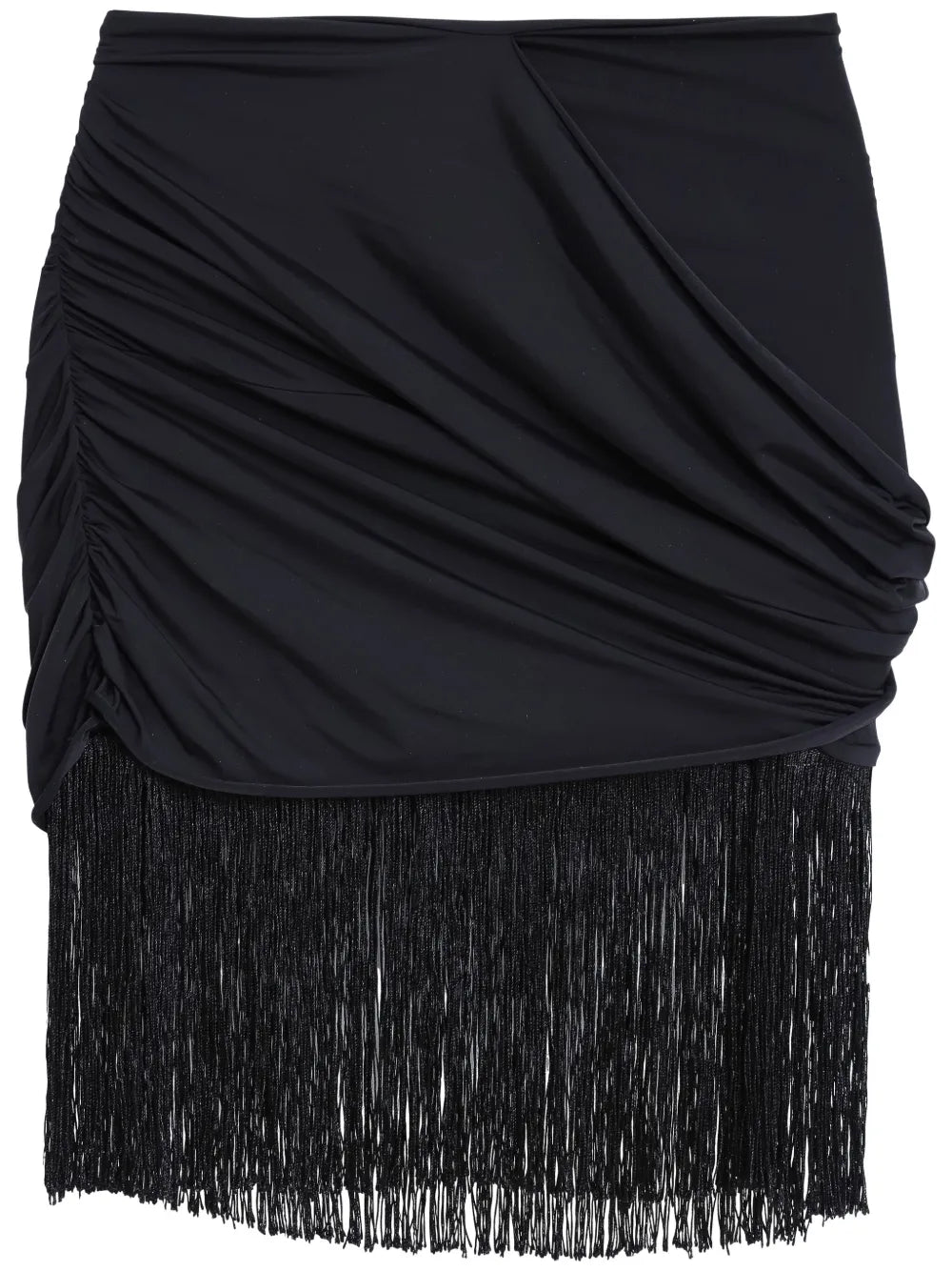 Fringe-Detail Mini Skirt