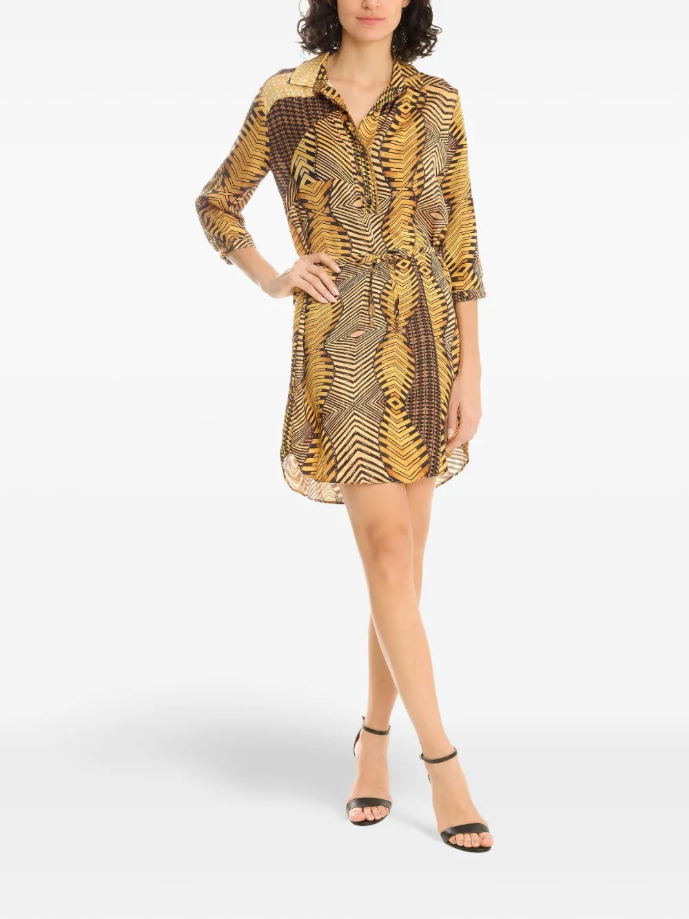 Abstract Print Dress