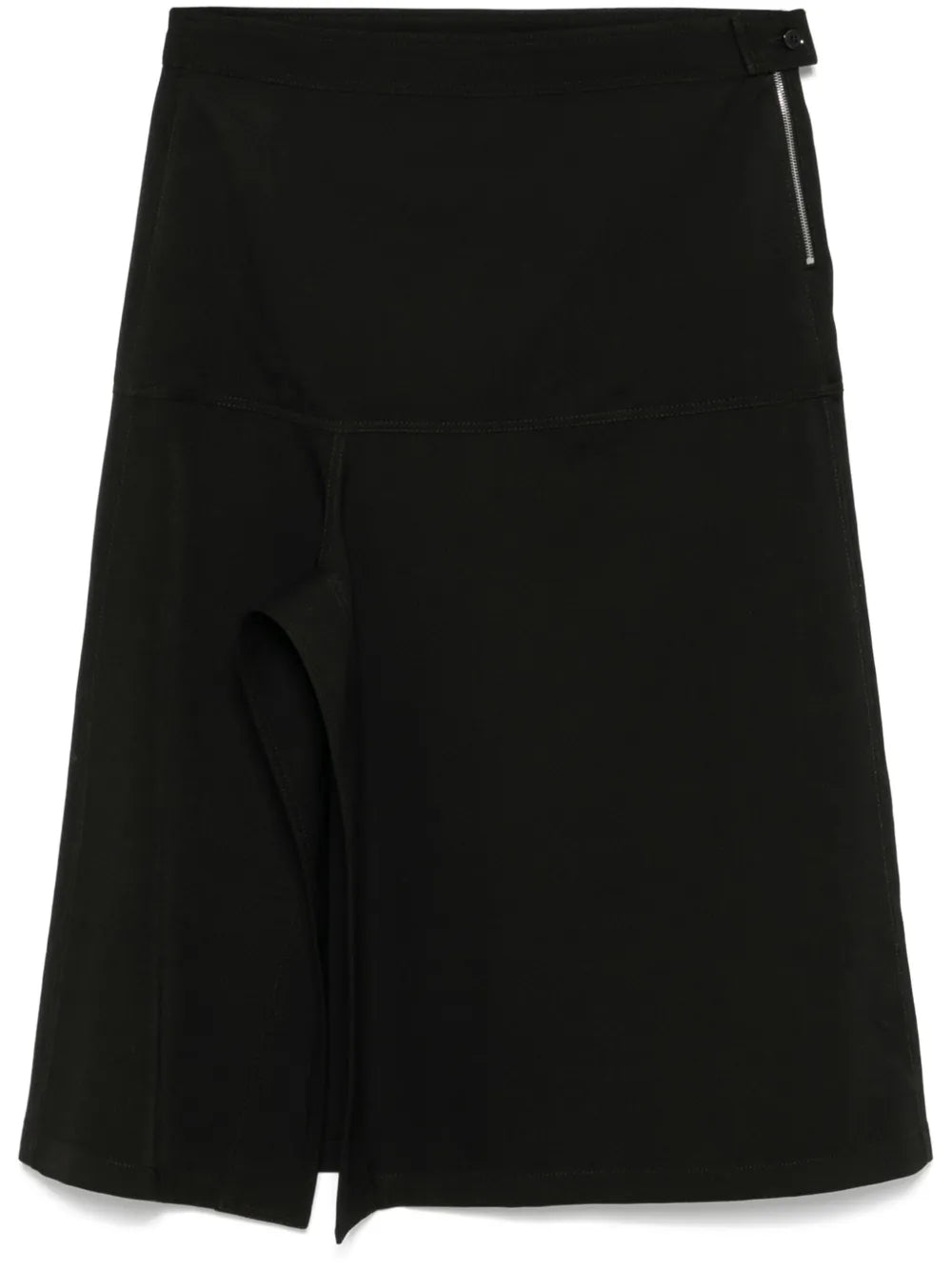 Asymmetric Midi Skirt