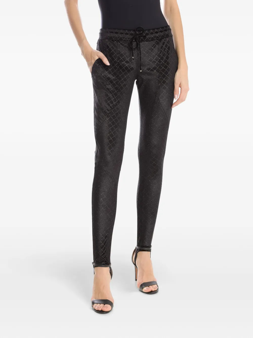 Lurex-Detail Leggings