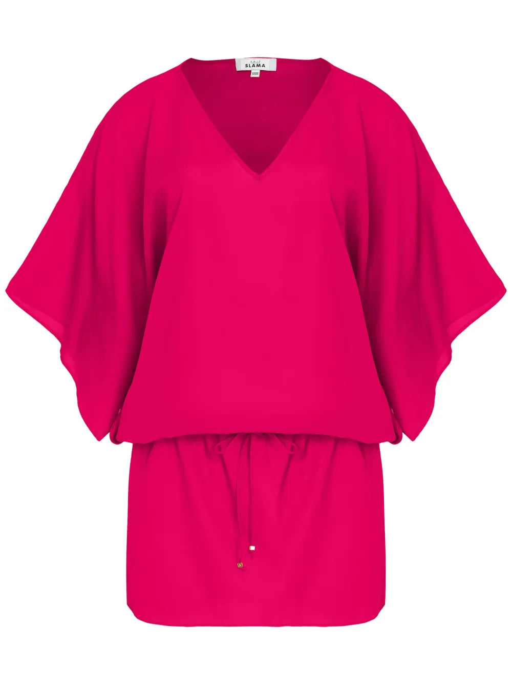 V-Neck Mini Beach Dress