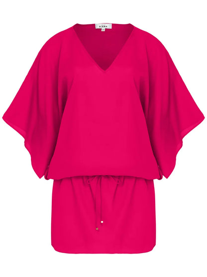 V-Neck Mini Beach Dress
