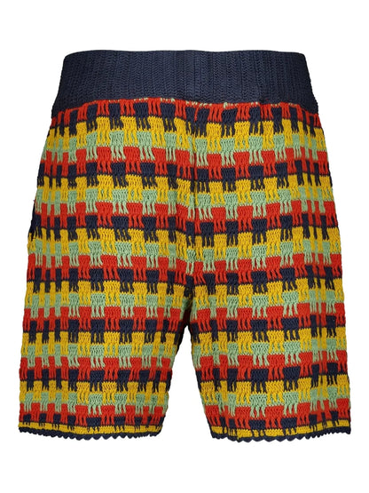 Crochet-Knit Shorts