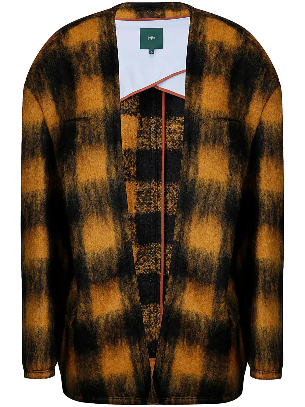 Check-Pattern Coat
