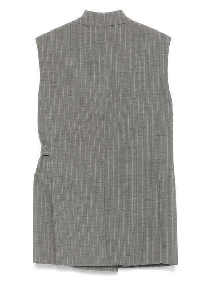 Pinstripe-Pattern Waistcoat
