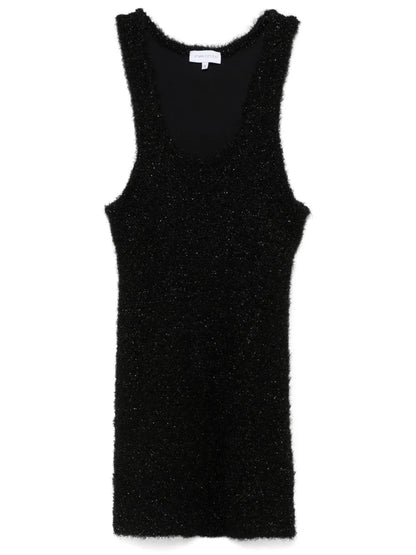 Textured-Finish Mini Dress