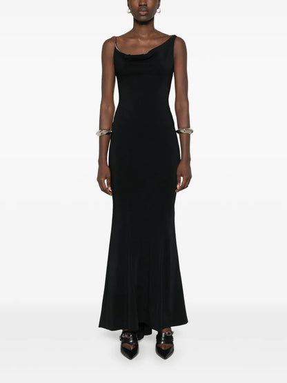 Crepe Maxi Dress