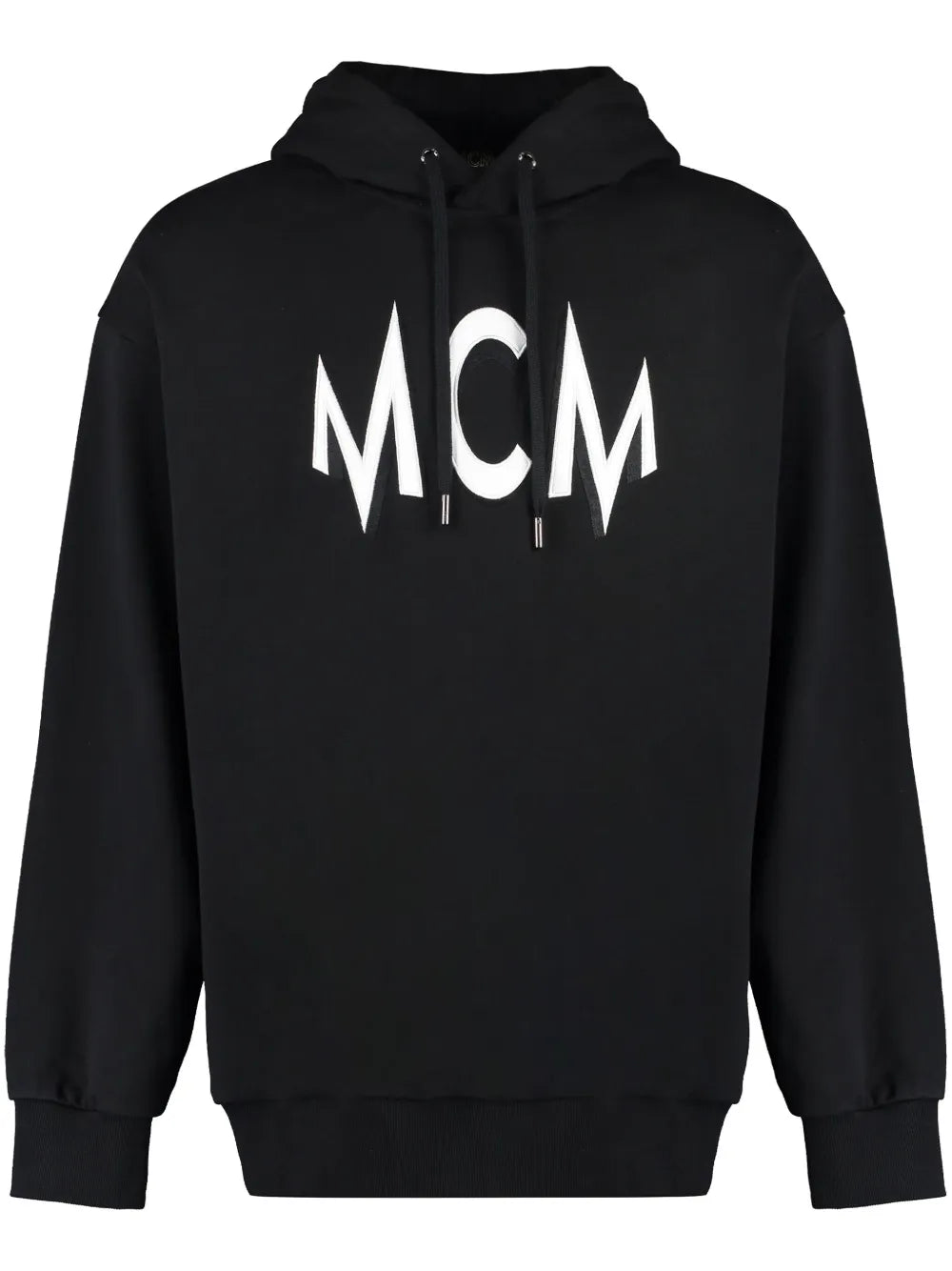 Intarsia-Logo Hoodie