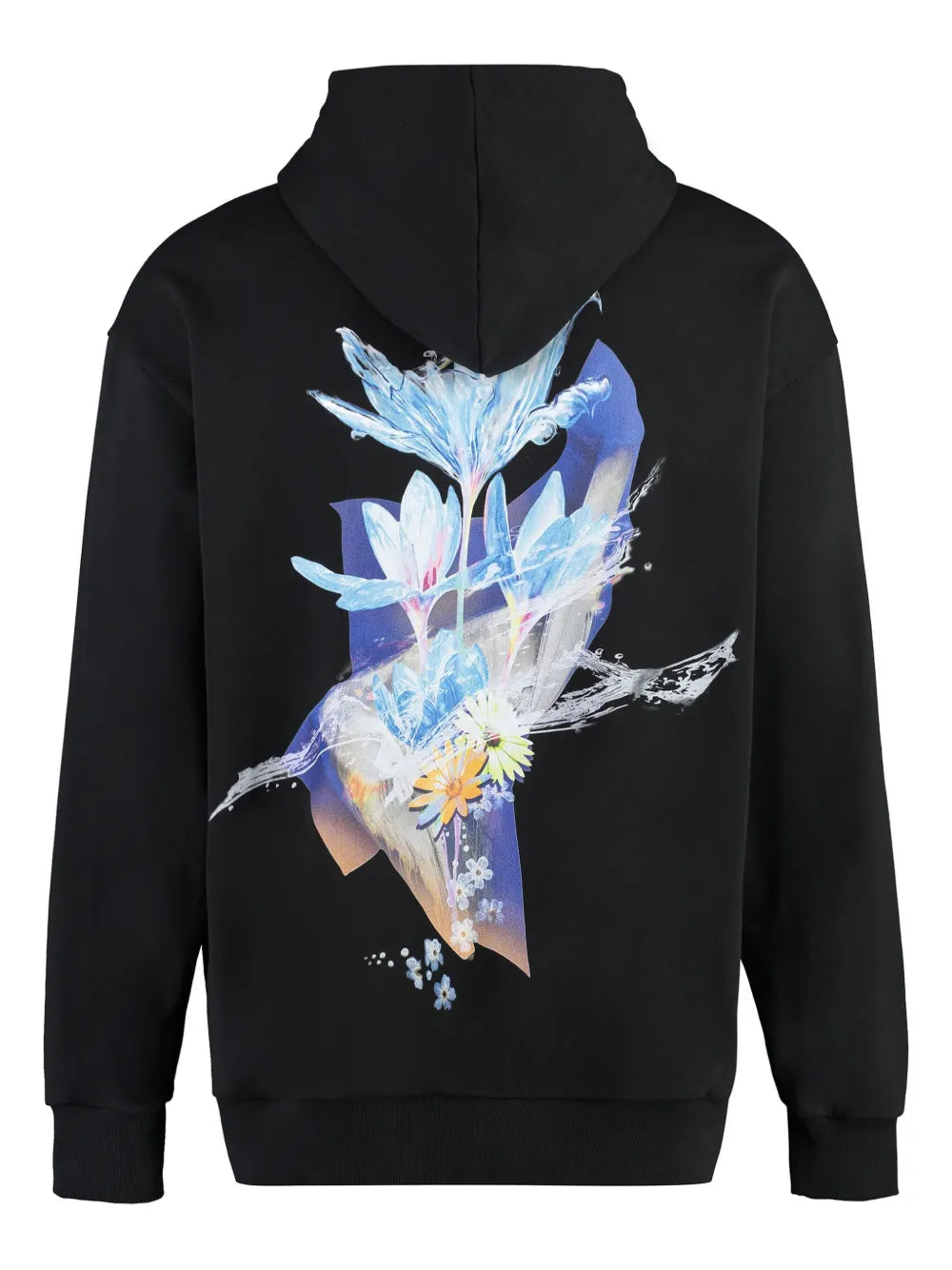 Intarsia-Logo Hoodie