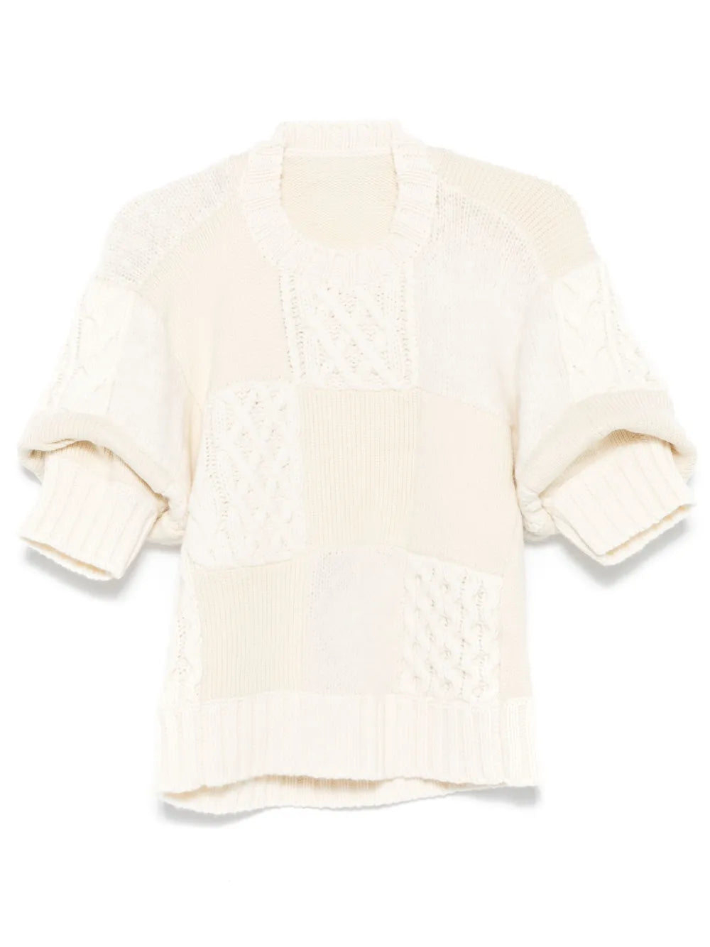 Short Puff-Sleeves Jumper