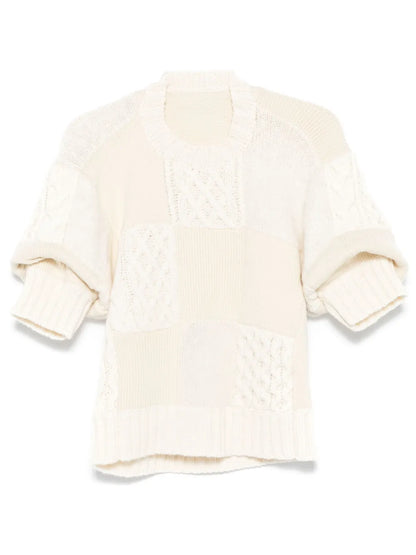 Short Puff-Sleeves Jumper