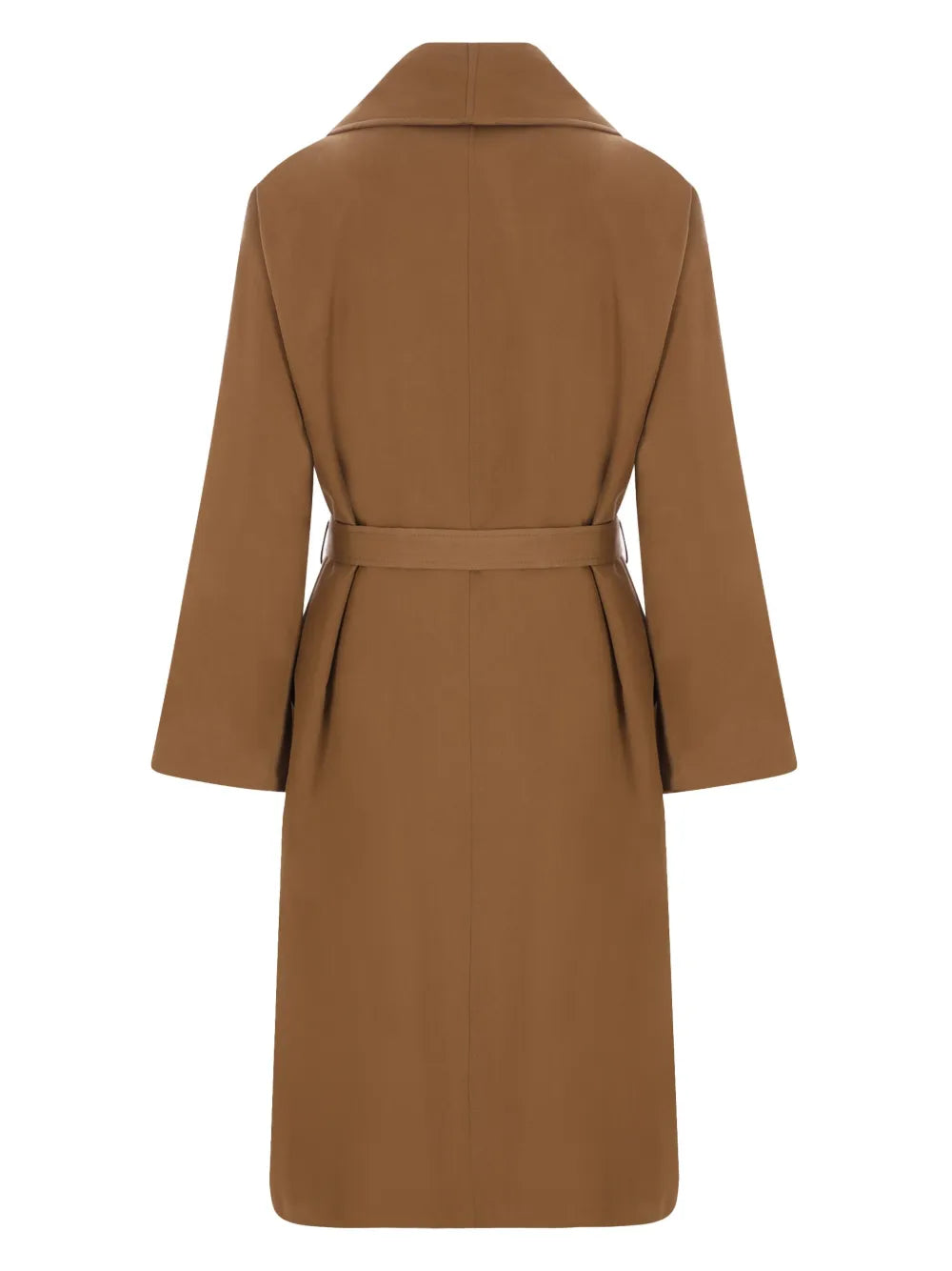 Silk Double-Breasted Coat