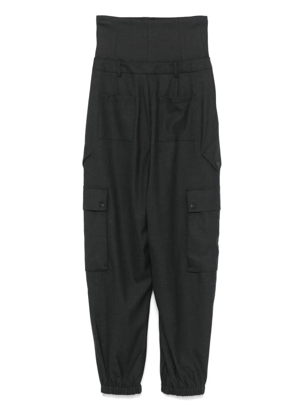 High-Waist Cargo Pants