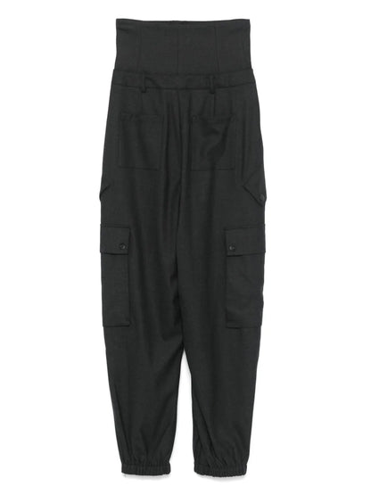 High-Waist Cargo Pants
