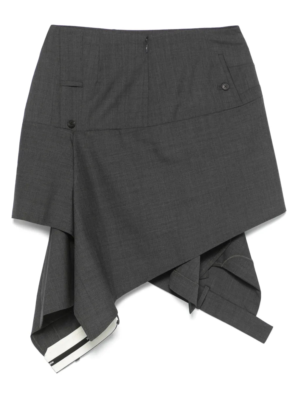Deconstructed Mini Skirt