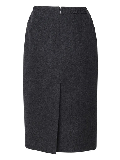 Wool Midi Skirt