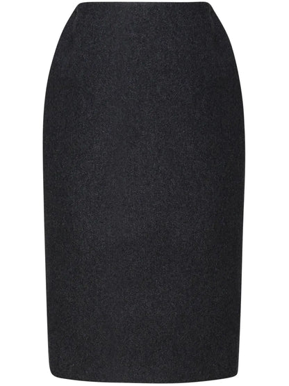 Wool Midi Skirt