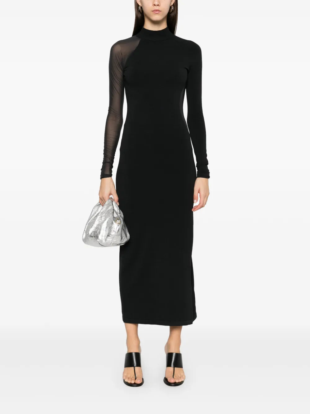 Panelled Midi Dress