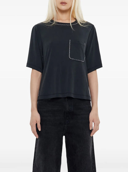Rhinestone-Embellished T-Shirt