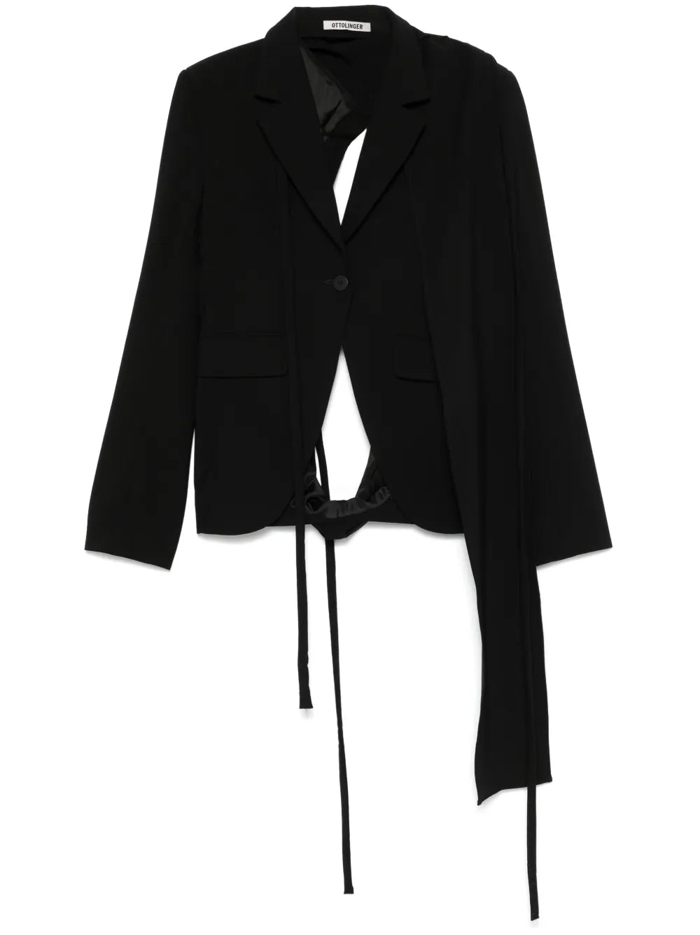 Open-Back Blazer