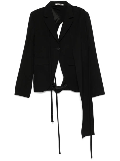 Open-Back Blazer