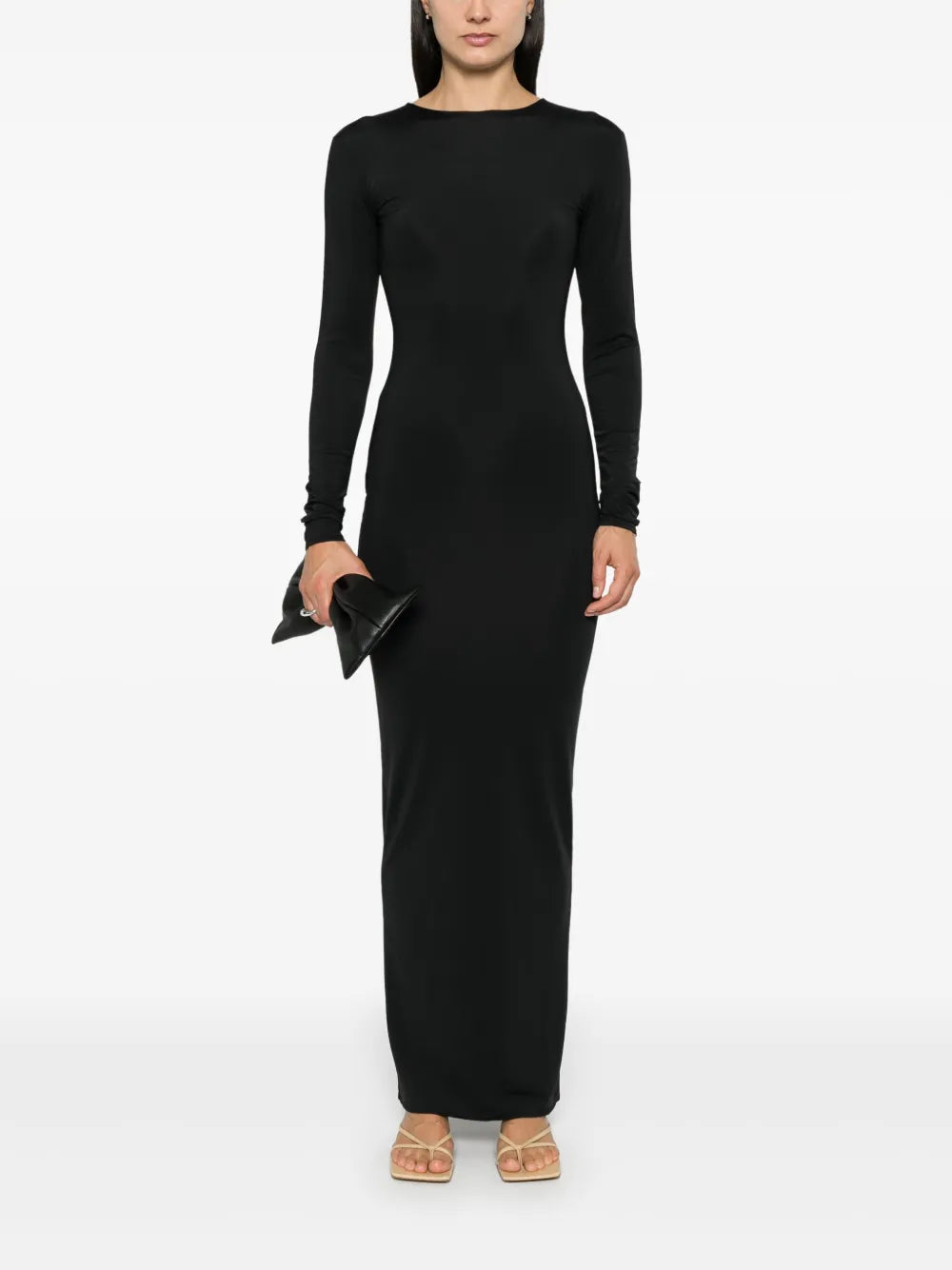 Long-Sleeve Maxi Dress