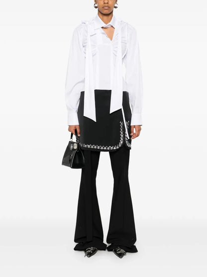 Deconstructed Lavallière Blouse