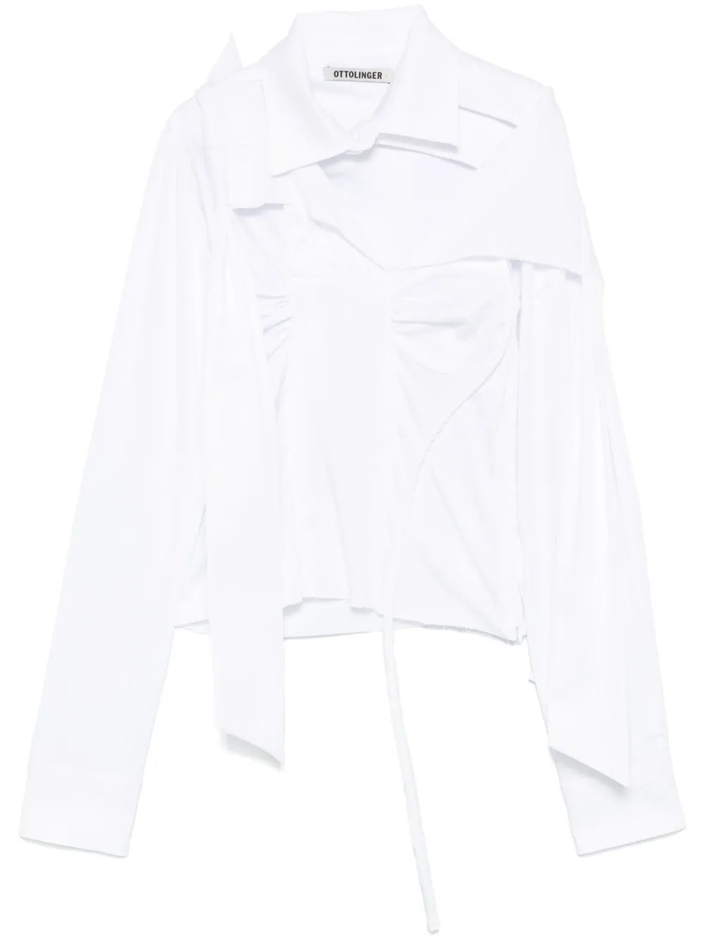 Deconstructed Lavallière Blouse