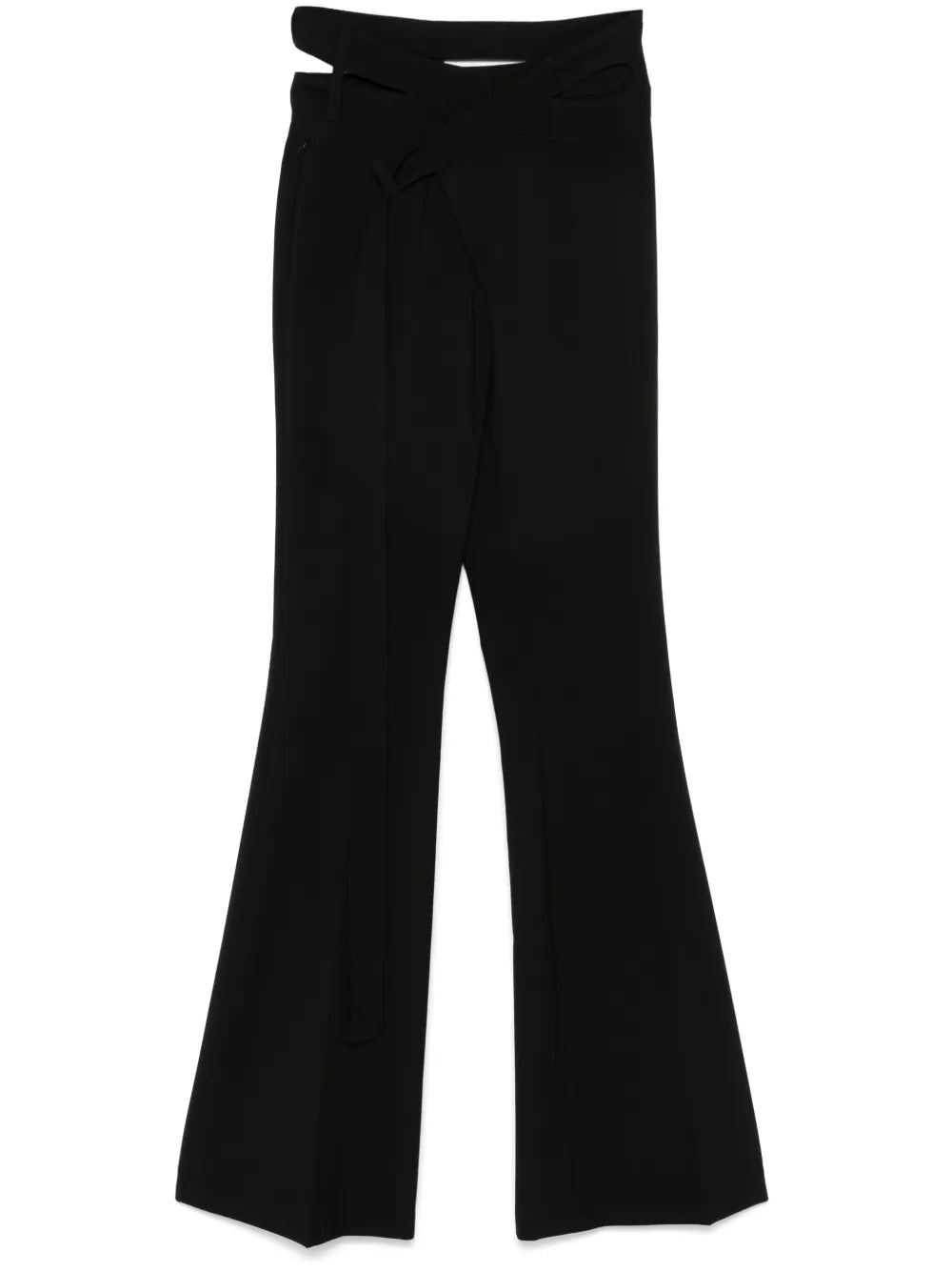 Flared Wrap Trousers