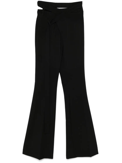 Flared Wrap Trousers
