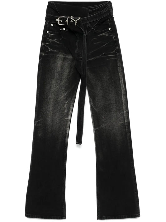 Wrap Belt Jeans