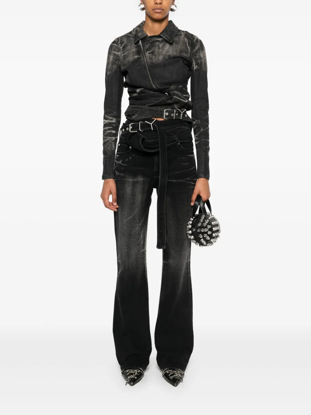 Wrap Belt Jeans