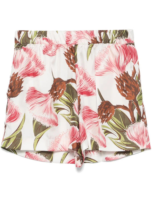 Floral-Print Shorts