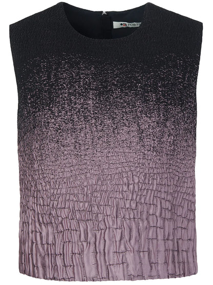 Gradient-Effect Textured Top