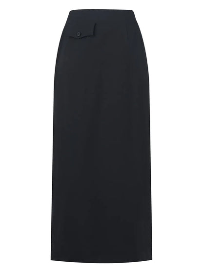 Alpine Ice Cube Print Pencil Skirt