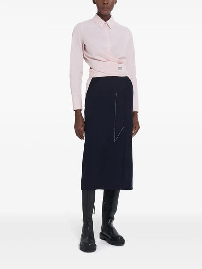 Wrap Cotton Shirt