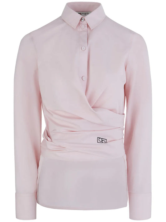 Wrap Cotton Shirt