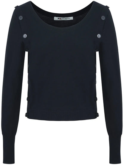 Button-Detail Jumper