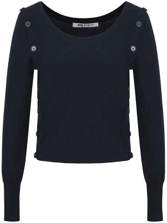 Button-Detail Jumper